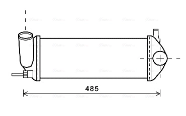 Intercooler, échangeur AVA Clever Choice RTA4471
