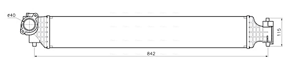 Intercooler, échangeur AVA Clever Choice HD4336