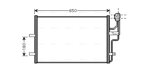 Condenseur, climatisation AVA Clever Choice MZ5186