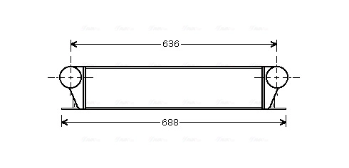 Intercooler, échangeur AVA Clever Choice BW4253