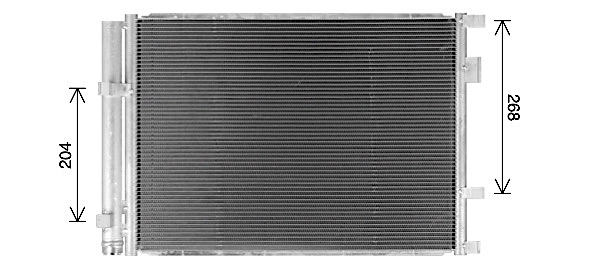 Condenseur, climatisation AVA Clever Choice KA5338D