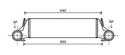 Intercooler, échangeur AVA Clever Choice BW4421