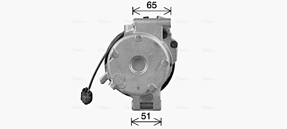 Compresseur, climatisation AVA Clever Choice HDAK322