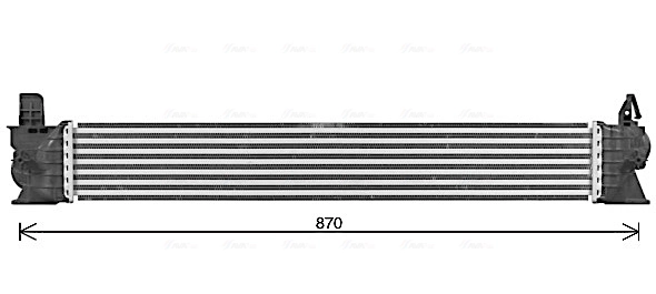 Intercooler, échangeur AVA Clever Choice FT4482