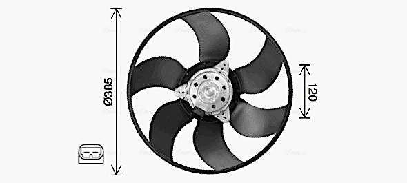 Fan, engine cooling