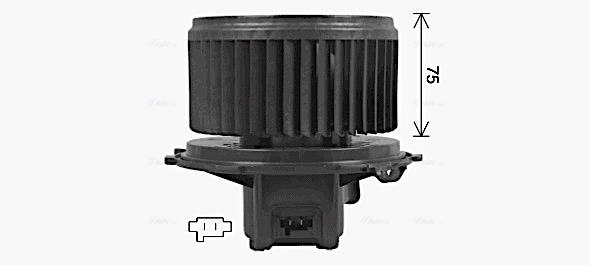 Pulseur d'air habitacle AVA Clever Choice PE8430
