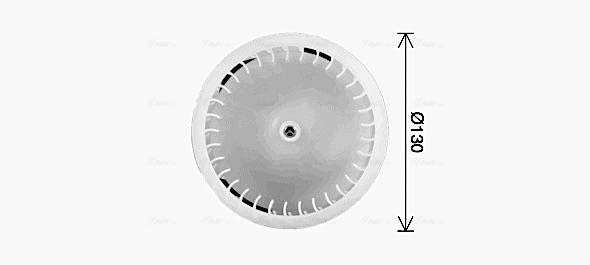 AVA COOLING BW8614 — Вентилятор салону BMW 5 (E39) 96-00 (вир-во AVA)