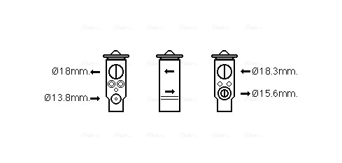 Détendeur, climatisation AVA Clever Choice BW1437