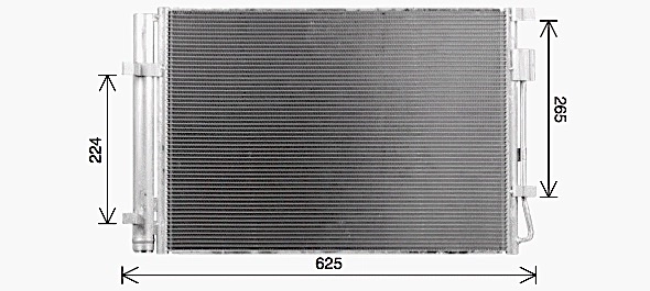 Condenseur, climatisation AVA Clever Choice KA5341D