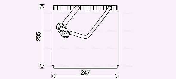 Évaporateur climatisation AVA Clever Choice HYV466