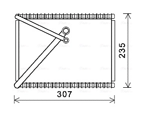 Évaporateur climatisation AVA Clever Choice VOV156