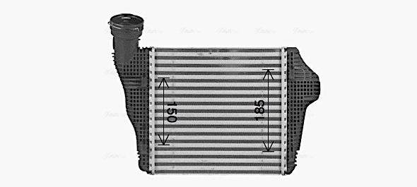 Intercooler, échangeur AVA Clever Choice PR4098