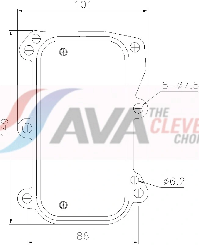 Radiateur d'huile AVA Clever Choice MS3803
