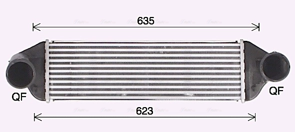 Intercooler, échangeur AVA Clever Choice BW4580