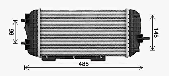 Intercooler, échangeur AVA Clever Choice KA4329