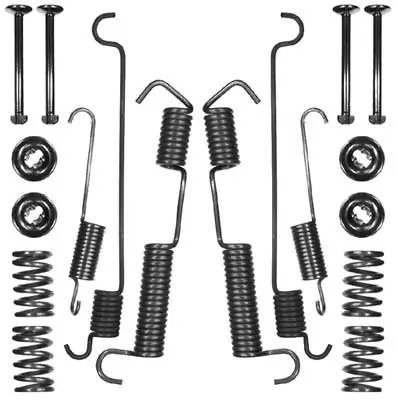 Spring, brake shoes