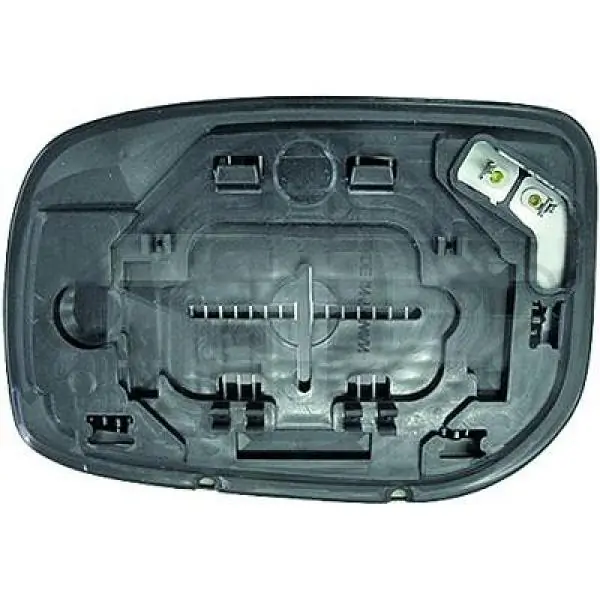 Verre de rétroviseur, rétroviseur extérieur DIEDERICHS 6606026