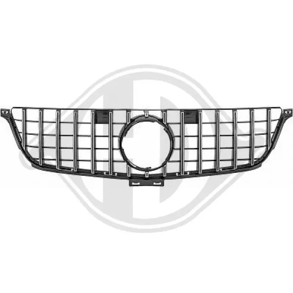 Elément insertable, grille de radiateur