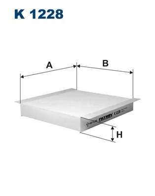 Filtre, air de l'habitacle FILTRON K 1228