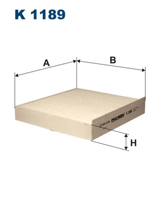 Filtre, air de l'habitacle FILTRON K 1189