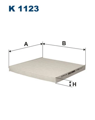 Filtre, air de l'habitacle FILTRON K 1123