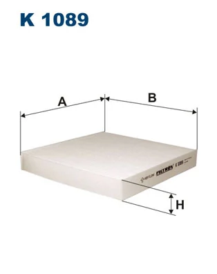 Filtre, air de l'habitacle FILTRON K 1089