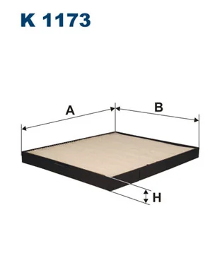 Filtre, air de l'habitacle FILTRON K 1173