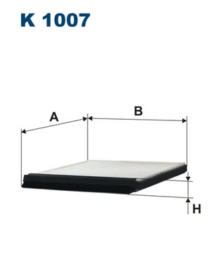 Filtre, air de l'habitacle FILTRON K 1007