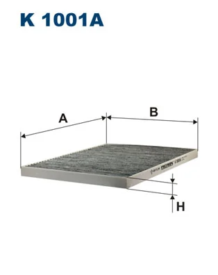 Filtre, air de l'habitacle FILTRON K 1001A