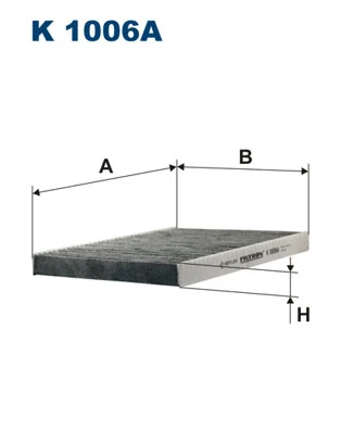 Filtre, air de l'habitacle FILTRON K 1006A