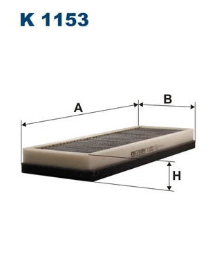 Filtre, air de l'habitacle FILTRON K 1153