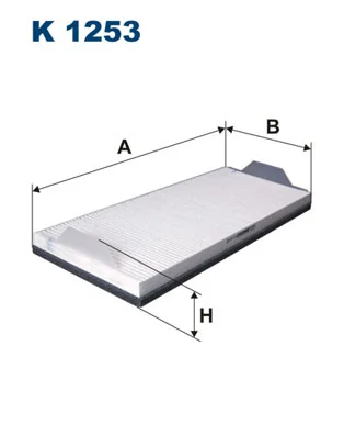 Filtre, air de l'habitacle FILTRON K 1253