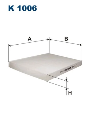 Filtre, air de l'habitacle FILTRON K 1006