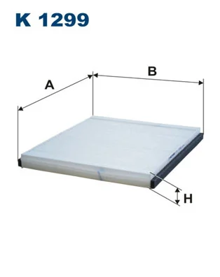 Filtre, air de l'habitacle FILTRON K 1299