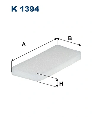 Filtre, air de l'habitacle