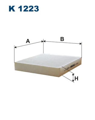 Filtre, air de l'habitacle FILTRON K 1223