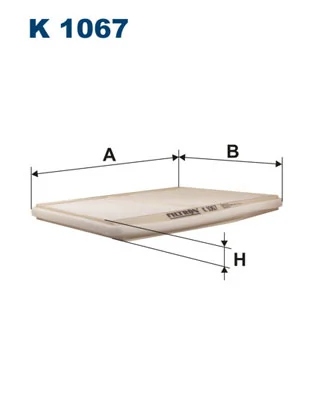 Filtre, air de l'habitacle FILTRON K 1067