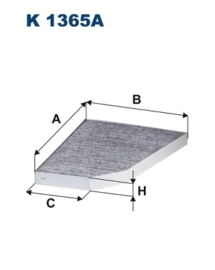Filtre, air de l'habitacle FILTRON K 1365A