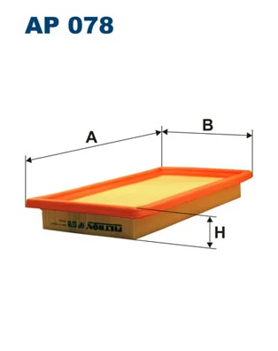 Filtre à air FILTRON AP 078