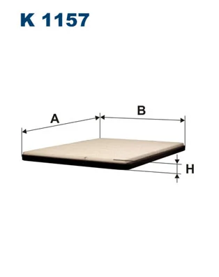 Filtre, air de l'habitacle FILTRON K 1157
