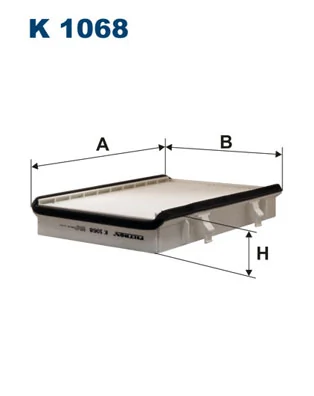 Filtre, air de l'habitacle FILTRON K 1068