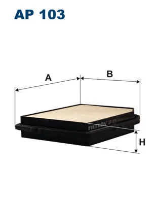 Filtre à air FILTRON AP 103