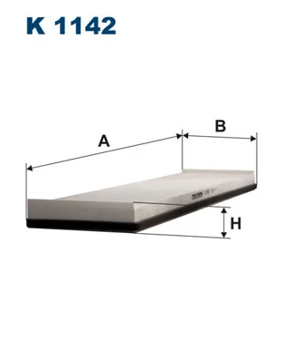 Filtre, air de l'habitacle FILTRON K 1142