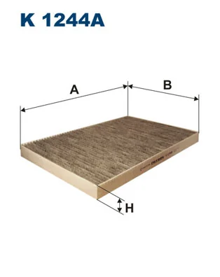 Filtre, air de l'habitacle FILTRON K 1244A
