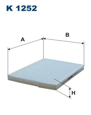 Filtre, air de l'habitacle FILTRON K 1252