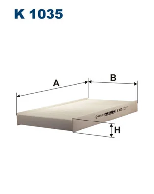 Filtre, air de l'habitacle FILTRON K 1035