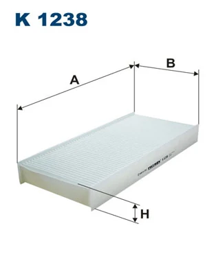 Filtre, air de l'habitacle FILTRON K 1238