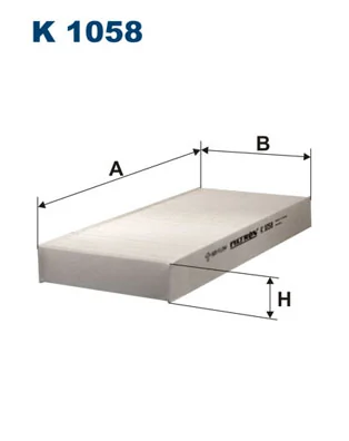 Filtre, air de l'habitacle FILTRON K 1058
