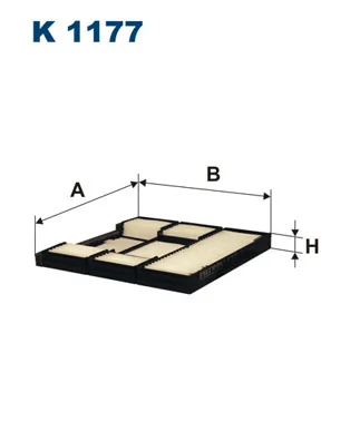 Filtre, air de l'habitacle FILTRON K 1177
