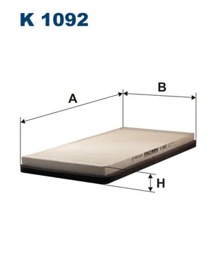 Filtre, air de l'habitacle FILTRON K 1092